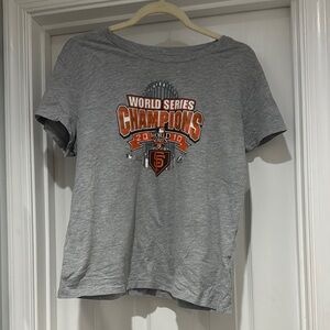 Gray Giants World Series Champions T-Shirt
